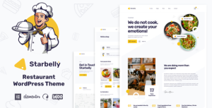 Starbelly - Restaurant  Cafe WordPress Theme