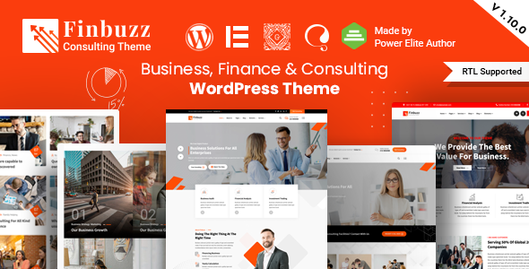 Finance Pro - Business  Consulting WordPress Theme