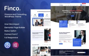 Finco - Finance and Consultinge WordPress Theme