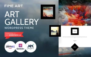 Fine Art - Art Gallery WordPress Theme