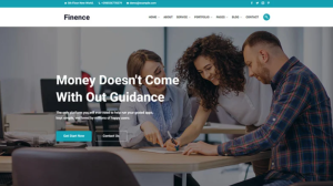 Finence - Financial  Commercial WordPress Theme