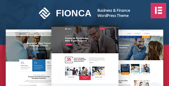 Fionca - Business  Finance WordPress Theme