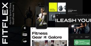 FitFlex - Gym  Sports Store WordPress Theme