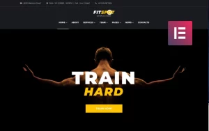 FitSpot - Fitness Studio WordPress Elementor Theme WordPress Theme