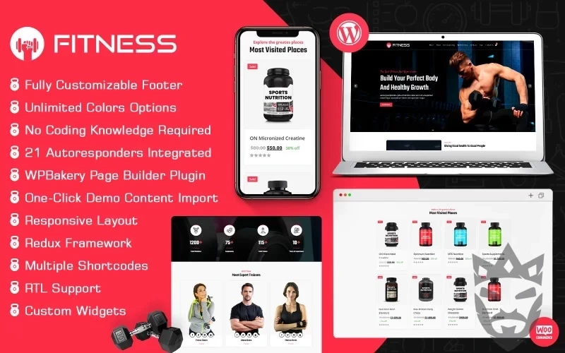 FitX - Gym & Fitness WordPress Theme