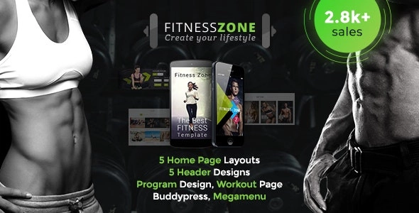 Fitness Zone | Gym & Fitness Theme