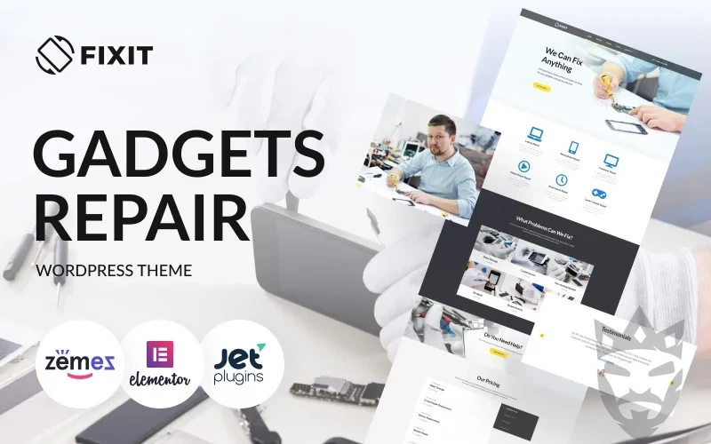 Fixit - Gadgets Repair Multipurpose Modern WordPress Elementor Theme WordPress Theme