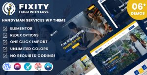 Fixity - Handyman Services WordPress Theme