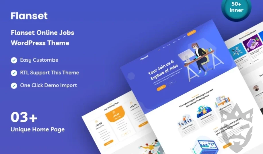 Flanset - Online Jobs WordPress Theme