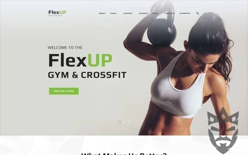 Flex Up - Crossfit WordPress theme WordPress Theme