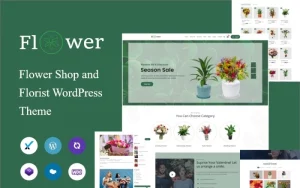 Flower Shop and Florist WordPress Theme