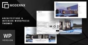 Modernx - Architecture  Interior WordPress Theme