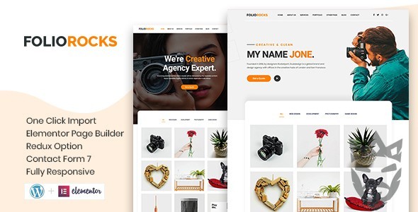 Foliorocks - Minimal Portfolio WordPress Theme