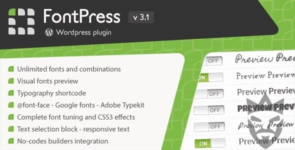 FontPress - Wordpress Font Manager