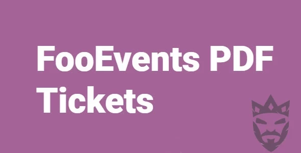 FooEvents PDF Tickets