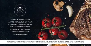 Food & Drink - An Elegant Cafe & Restaurant WordPress Theme