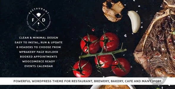 Food & Drink - An Elegant Cafe & Restaurant WordPress Theme