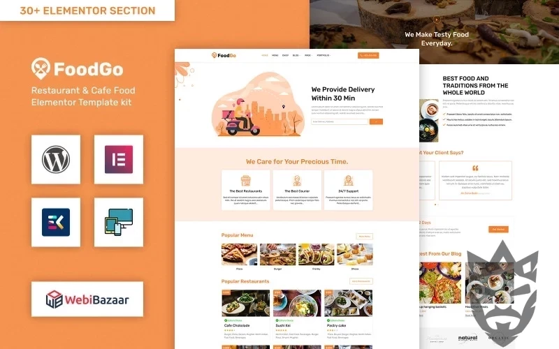 FoodGo - Food & Grocery Local Business Delivery WordPress Theme