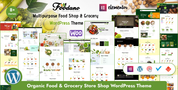 Foodano - Food Shop  Marketplace WordPress Theme