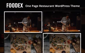 Foodex - One Page Restaurant WordPress Theme