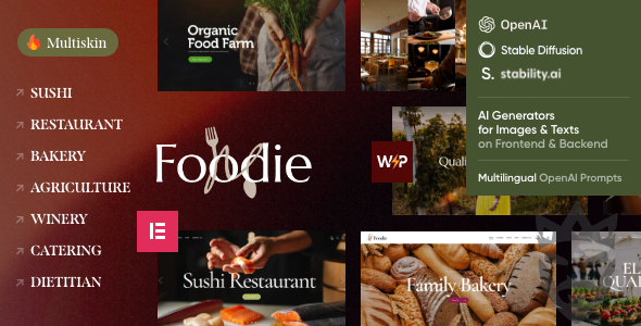 Foodie - Restaurant Theme