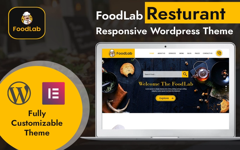 Foodlab Resturant Premium Wordpress Theme WordPress Theme