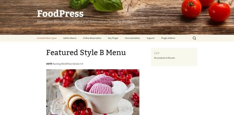 Foodpress ( WordPress Theme For Food Restaurant