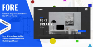 Fore  – Fresh Concept WordPress Theme for Creatives