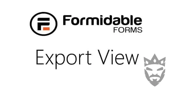 Formidable Export View to CSV