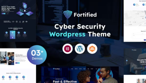 Fortified | IT  Cyber Security WordPress Theme 1.0