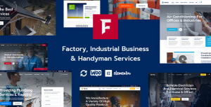 Fortis - Factory Industrial Business  Handyman Services WordPress Theme