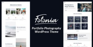 Fotonia - Portfolio Photography Theme for WordPress