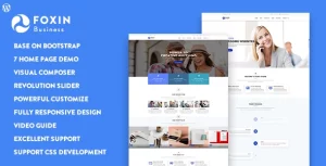 Foxin - Responsive Business WordPress Theme