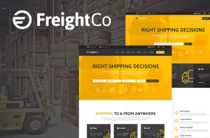 FreightCo - Logistics WordPress Theme