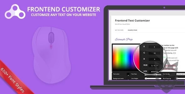 Frontend Text Customizer - WordPress Visual Editor