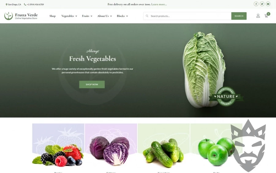 Frutta Verde – Responsive WooCommerce Shop Theme