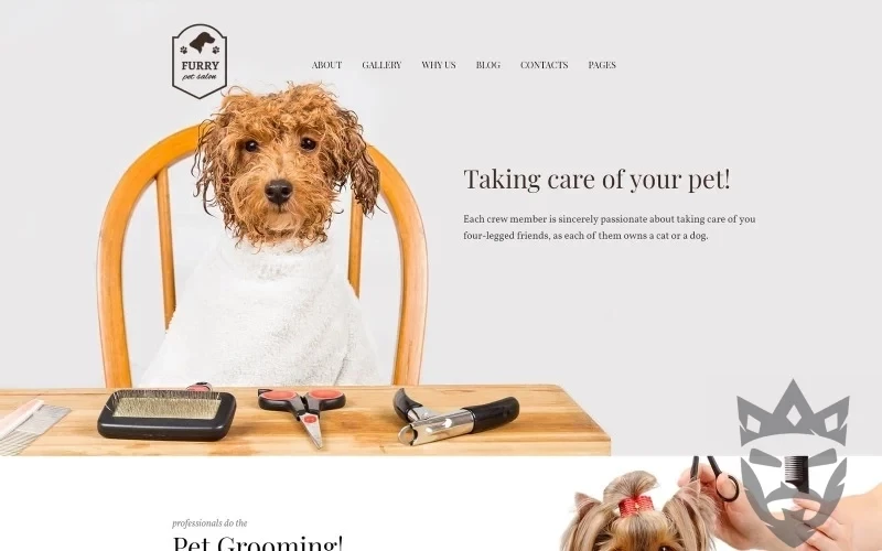 Furry - Pet Grooming WordPress Theme