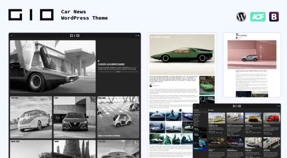 GIO – Car News WordPress Theme