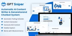 GPT Sniper - Automatic AI Content Generator and Chatbot WordPress Plugin