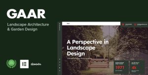 Gaar - Landscape Architecture  Garden Design WordPress Theme