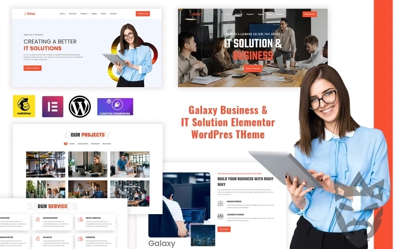 GalaxyPro - Consulting and IT WordPress Theme