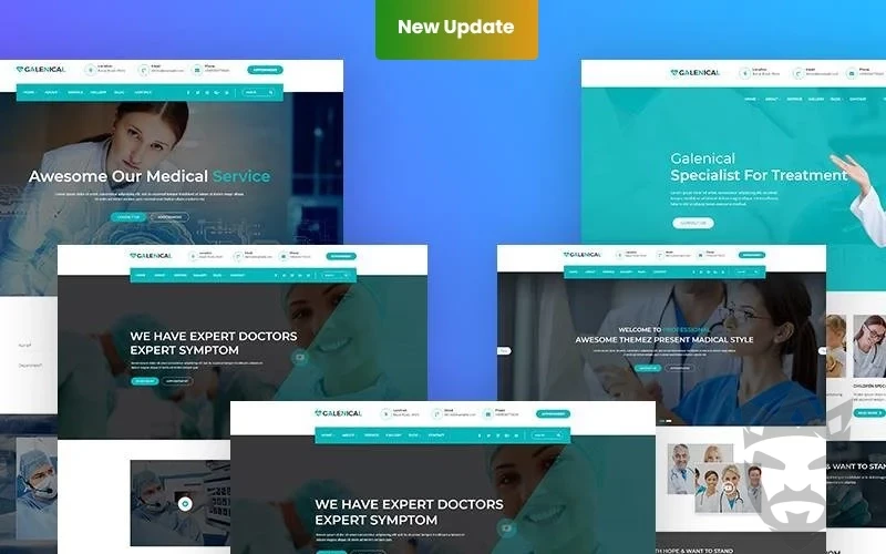 Galenical - Medical & Health Service Responsive WordPress Theme