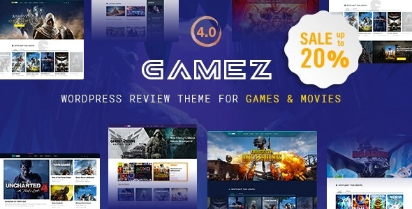 Gamez - Best WordPress Review Theme For Games