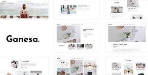 Ganesa - Minimal WordPress Personal Blog Theme