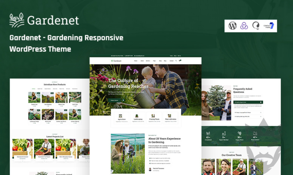 Gardenet - Gardening Responsive WordPress Theme