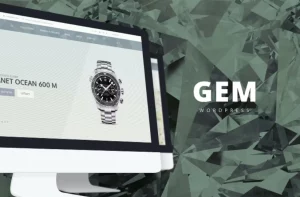 Gem — Luxury eCommerce Responsive WordPress Theme