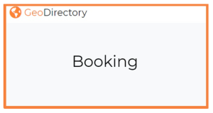 GeoDirectory Marketplace Booking