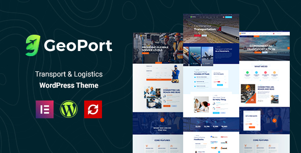 Geoport - Transport  Logistics WordPress Theme