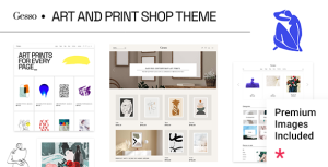 Gesso - Art  Print Shop Theme