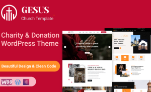 Gesus – Charity  Donation WordPress Theme